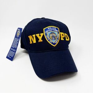 NYPD Embroidered Baseball Cap New York Police Department Navy Blue Souvenir Hat